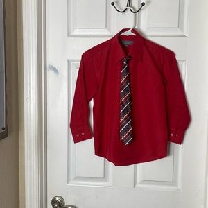 Antonio Fellici Boy’s. Dress shirt with Tie Long Sleeves.